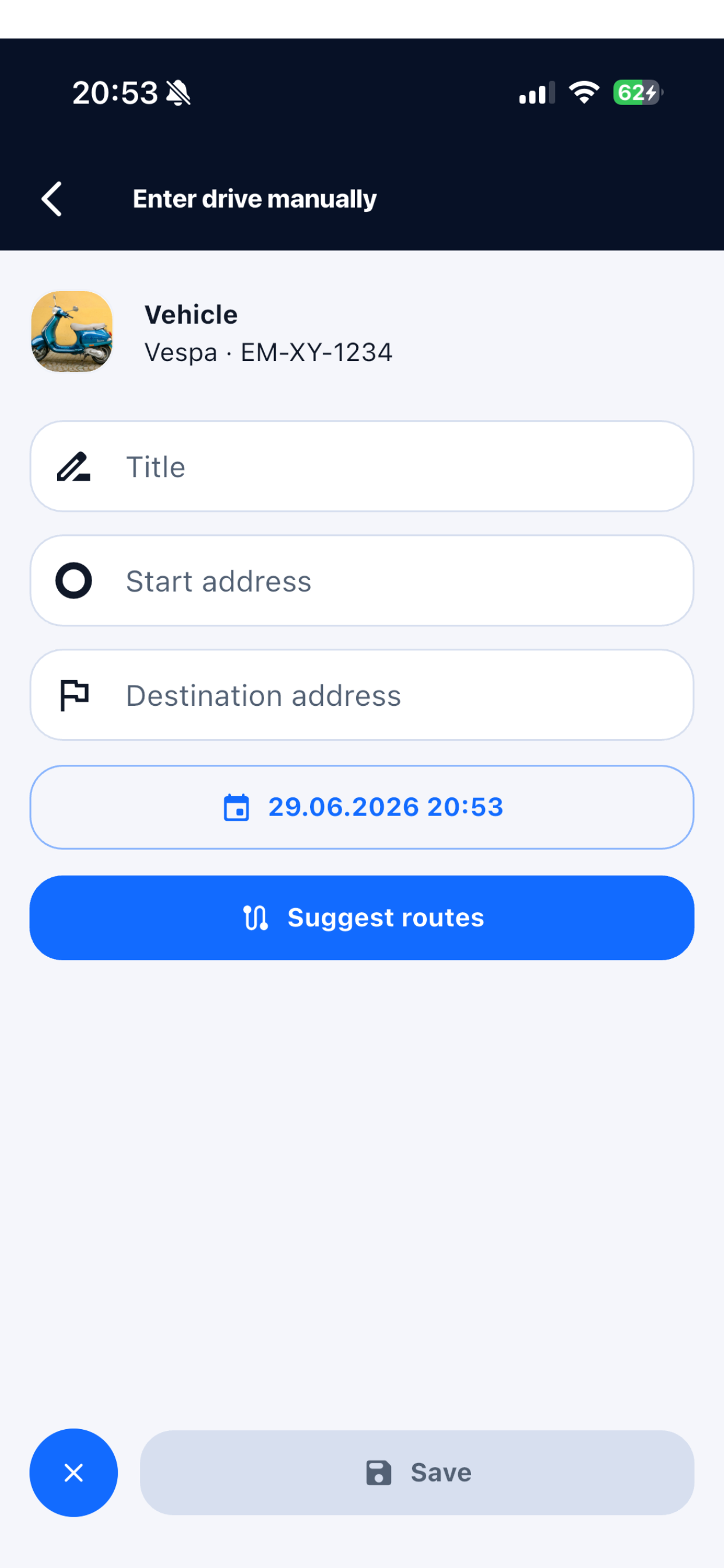 Routeo Reports screenshot