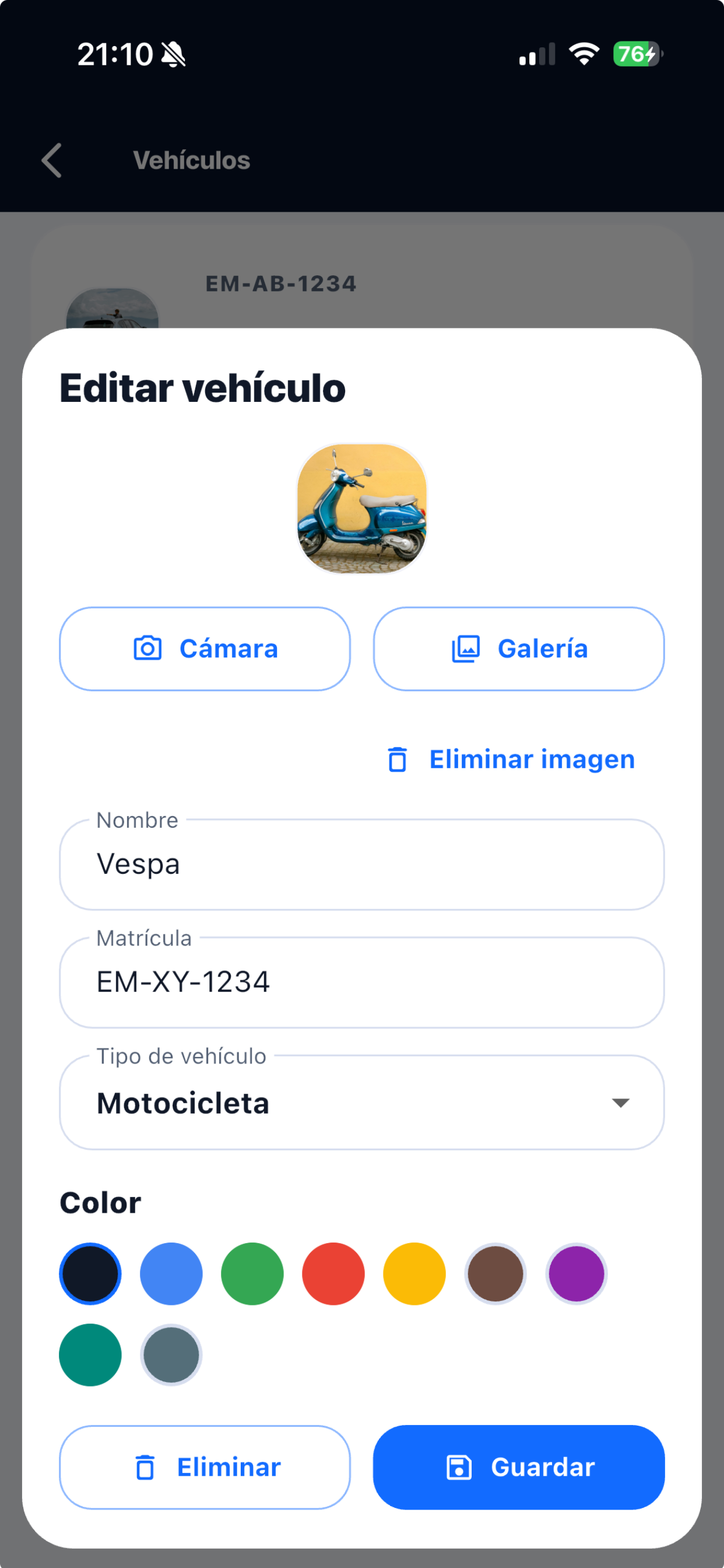Routeo Vehículos screenshot